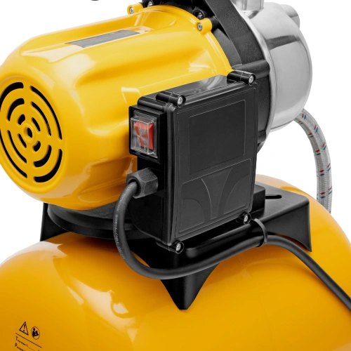 Насосная станция PS800X, 800 Вт, 3200 л/ч, ресивер 24 л, подъем 38 м, нержавейка Denzel по ценам производителя в Уфе с доставкой по всей России