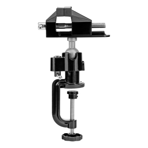 Тиски настольные, многофункциональные, сменная насадка, хомут для дрели, шарнирный механизм, 70 мм Matrix по ценам производителя в Уфе с доставкой по всей России