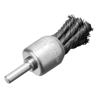 Щетка для дрели, 25 мм, "чашка" со шпилькой, крученая металлическая проволока Matrix по ценам производителя в Уфе с доставкой по всей России