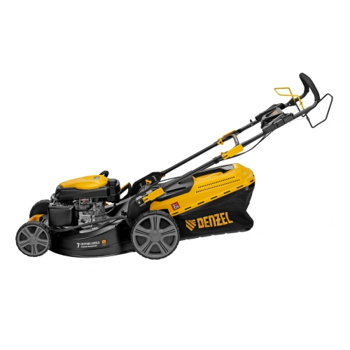Газонокосилка бензиновая GLD-520SP, 196 куб.см, ширина 52 см, привод, 7 уровней,травосборник 60 л Denzel по ценам производителя в Уфе с доставкой по всей России