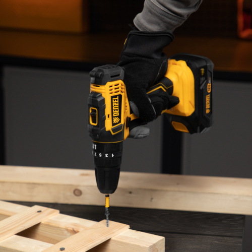 Дрель-шуруповерт аккумуляторная ударная CID-18-02BM, Li-Ion, 18 В, 2 акк. Denzel по ценам производителя в Уфе с доставкой по всей России