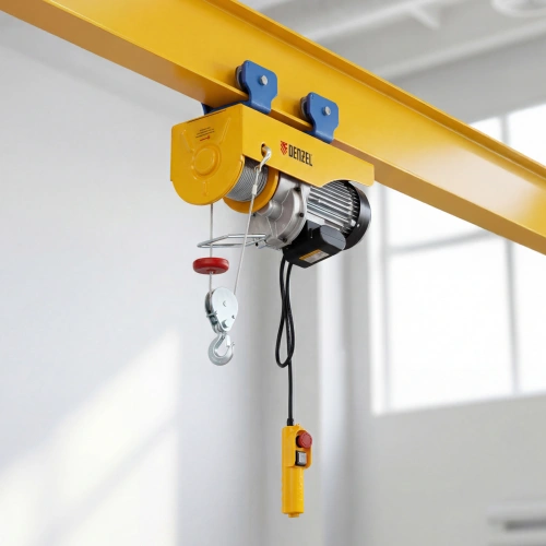 Тельфер электрический TF-1200,1.2 т, 1800 Вт, высота 12 м, 8 м/мин Denzel купить в Москве с доставкой по всей России | ProtosMarket.ru