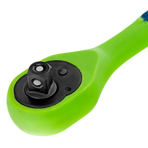 Ключ-трещотка 3/8", CrV, 72 зуба, с быстрым сбросом Сибртех по ценам производителя в Уфе с доставкой по всей России