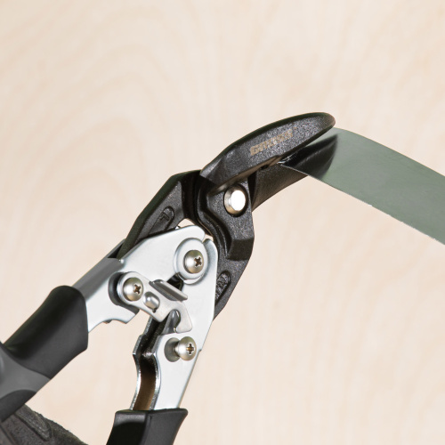 Ножницы по металлу "Piranha", усиленные, 255 мм, прямой и левый рез, сталь СrMo, двухкомпонентные рукоятки Gross по ценам производителя в Уфе с доставкой по всей России
