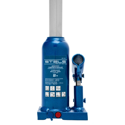 Домкрат гидравлический бутылочный телескопический, 2 т, H подъема 170-380 мм Stels купить в Москве с доставкой по всей России | ProtosMarket.ru