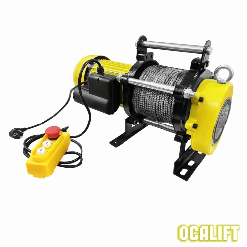 Лебедка электрическая LITELIFT KCD-500 250/500 кг 220в с канатом 100м по ценам производителя в Уфе с доставкой по всей России