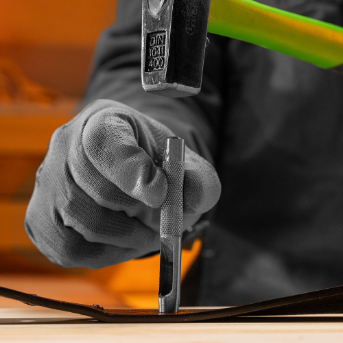 Набор пробойников для кожи 2 3 4 5 6 8 9 10 13 мм, 9 шт, чехол Сибртех по ценам производителя в Уфе с доставкой по всей России