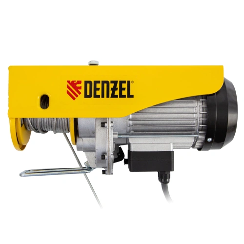 Тельфер электрический TF-500, 0.5 т, 1020 Вт, высота 12 м, 10 м/мин Denzel по ценам производителя в Уфе с доставкой по всей России