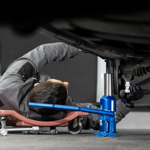 Домкрат гидравлический бутылочный телескопический, 4 т, h подъема 190-480 мм Stels по ценам производителя в Уфе с доставкой по всей России