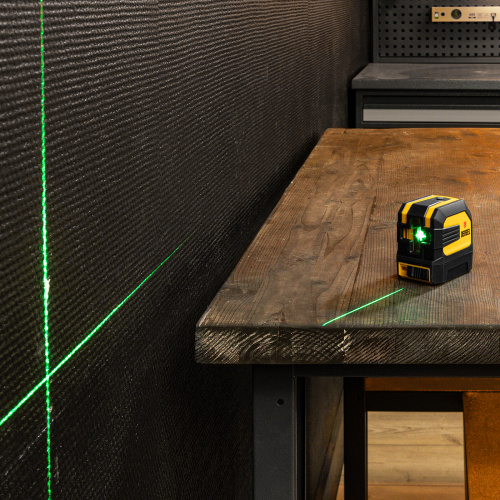 Лазерный уровень LX 03 Green, 30 м, 520 нм, резьба 1/4" Denzel по ценам производителя в Уфе с доставкой по всей России