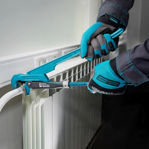 Ключ трубный рычажный 1.5, №2, цельнокованый, CrV, тип "L" Gross по ценам производителя в Уфе с доставкой по всей России