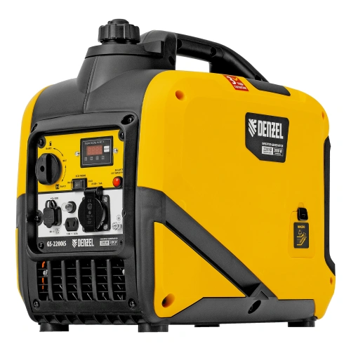 Генератор инверторный GS-2200iS, 2,2 кВт, 230 В, закрытый корпус, ручной старт DENZEL по ценам производителя в Уфе с доставкой по всей России