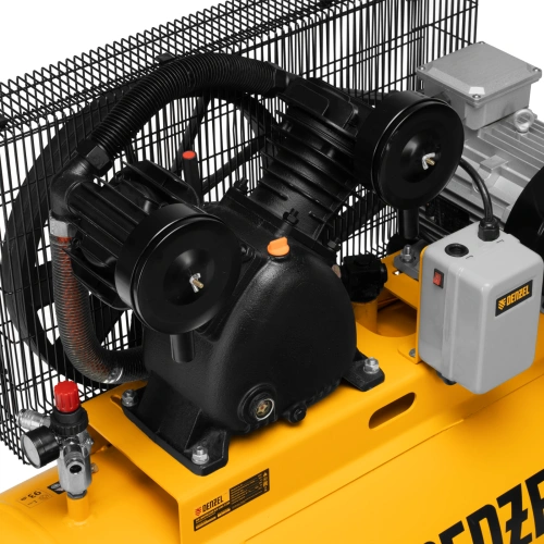 Компрессор воздушный рем. привод BCV 5500-T/200, 5,5 кВт, 200 литров, 850 л/мин Denzel по ценам производителя в Уфе с доставкой по всей России