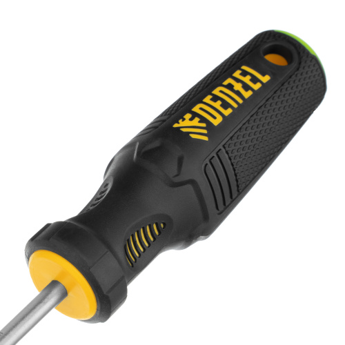 Отвертка PZ1x75 мм, CrV, трехкомпонентная рукоятка Denzel по ценам производителя в Уфе с доставкой по всей России
