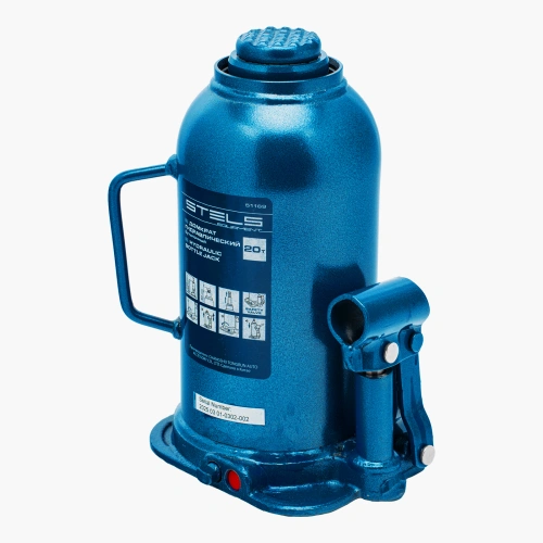 Домкрат гидравлический бутылочный, 20 т, h подъема 235-445 мм Stels по ценам производителя в Уфе с доставкой по всей России
