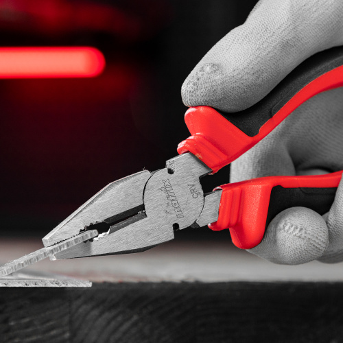 Плоскогубцы комбинированные, 180 мм, хром-ванадий, двухкомпонентные рукоятки Matrix по ценам производителя в Уфе с доставкой по всей России