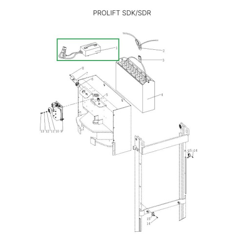 Зарядное устройство для штабелеров SDR 1536/1545S/1645/1656/2036/2045, SDK по ценам производителя в Уфе с доставкой по всей России