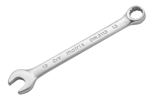 Ключ комбинированный, 13 мм, CrV, матовый хром Matrix по ценам производителя в Уфе с доставкой по всей России