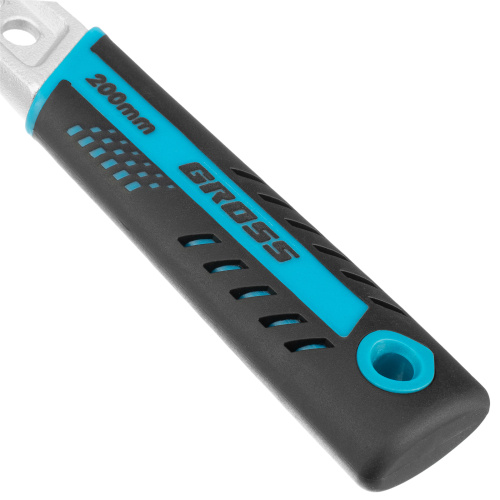 Ключ разводной, 200 мм, CrV, двухкомпонентная ручка Gross по ценам производителя в Уфе с доставкой по всей России