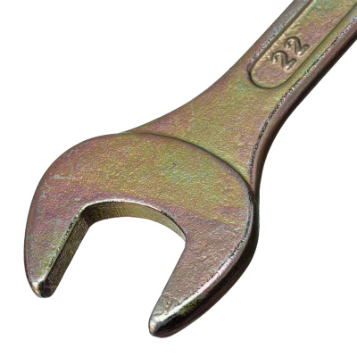 Ключ рожковый, 20 х 22 мм, желтый цинк Сибртех по ценам производителя в Уфе с доставкой по всей России