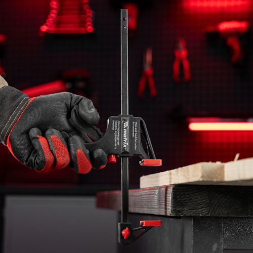 Струбцина универсальная F-образная, 200 х 315 х 45 мм, пластмассовый корпус Matrix по ценам производителя в Уфе с доставкой по всей России