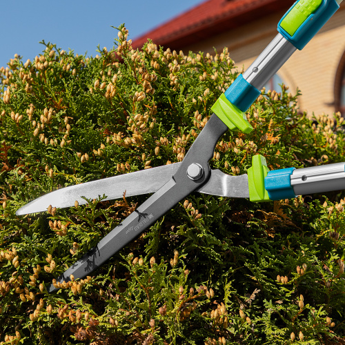 Кусторез, 640 - 820 мм, телескопические алюминиевые рукоятки, Luxe, Palisad по ценам производителя в Уфе с доставкой по всей России