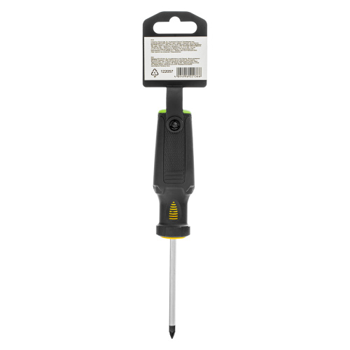 Отвертка, PZ1x75 мм, S2, 3к рукоятка Denzel по ценам производителя в Уфе с доставкой по всей России