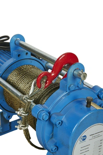 Лебедка электрическая  500 кг  70 м с канатом 220 В TOR KCD по ценам производителя в Уфе с доставкой по всей России