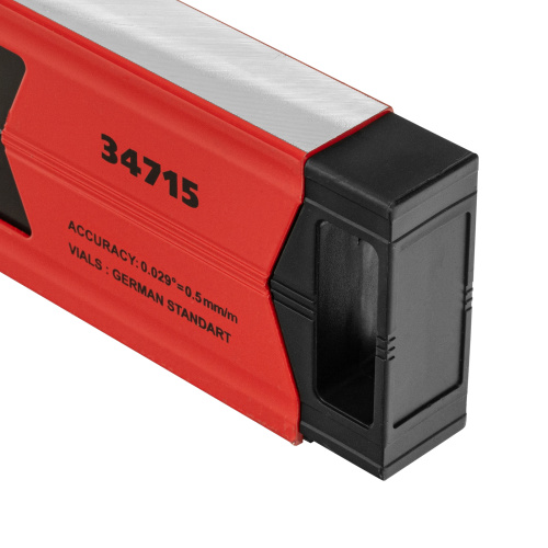 Уровень алюминиевый магнитный, 1500 мм, фрезерованный, 3 глазка (1 зеркальный) усиленный Matrix по ценам производителя в Уфе с доставкой по всей России