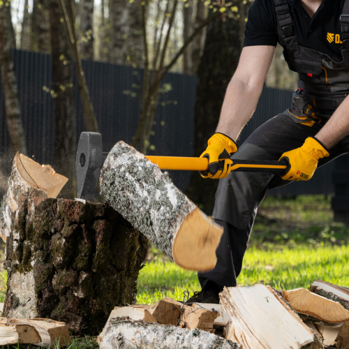 Колун-кувалда 3000 г, кованая, фибергласовая  рукоятка c TPR покрытием, 880 мм Denzel по ценам производителя в Уфе с доставкой по всей России