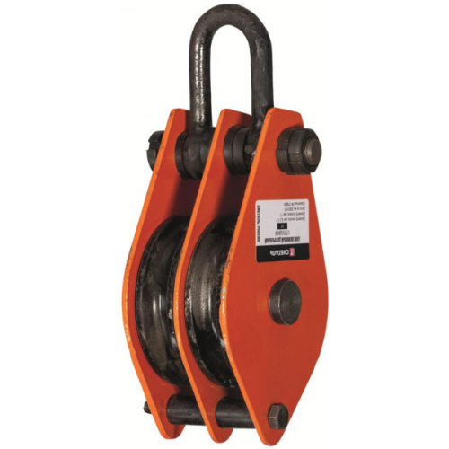 Блок шкивовый двухрольный с проушиной 1 т, D каната 6 - 7 мм, СибТаль по ценам производителя в Уфе с доставкой по всей России