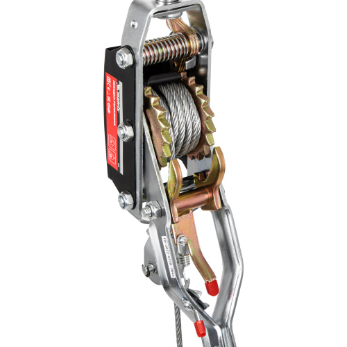 Лебедка рычажная, тяга 4 т, подъем 1.6 т, двойное храповое колесо Matrix по ценам производителя в Уфе с доставкой по всей России