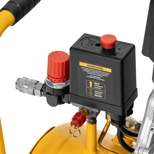 Компрессор воздушный DC1500/24, прямой привод, 1.5 кВт, 24 литра, 220 л/мин Denzel по ценам производителя в Уфе с доставкой по всей России