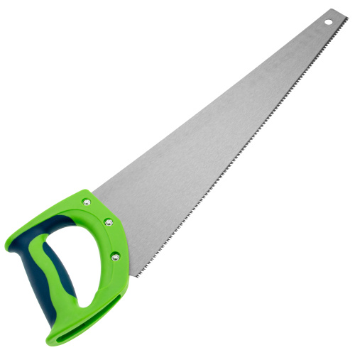 Ножовка по дереву "Зубец", 450 мм, 11 TPI, зуб 2D, каленый зуб, 2-х компонентная рукоятка Сибртех по ценам производителя в Уфе с доставкой по всей России