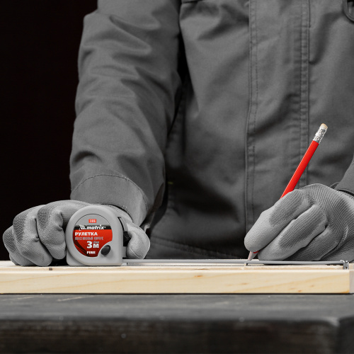 Рулетка Fine,3 м х 16 мм,пластиковый корпус Matrix по ценам производителя в Уфе с доставкой по всей России