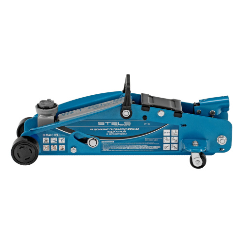 Домкрат гидравлический подкатной с фиксатором, 2.5 т, Safety Pin, 140-385 мм, в кейсе Stels по ценам производителя в Уфе с доставкой по всей России