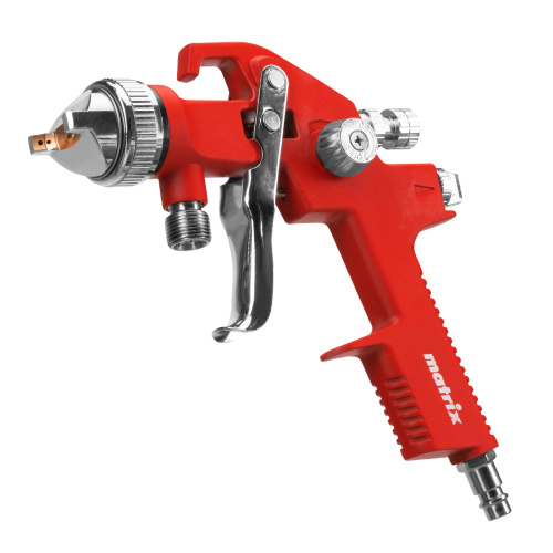 Краскораспылитель HVLP пневмат. с нижним бачком V= 1 л, сопло диаметром 1.4 мм Matrix по ценам производителя в Уфе с доставкой по всей России