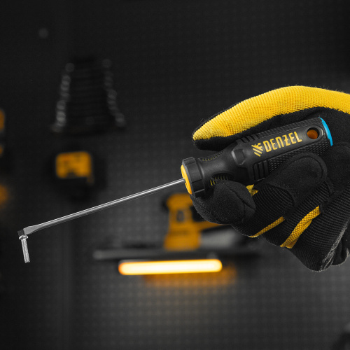 Отвертка, SL3х100 мм, S2, 3к рукоятка Denzel по ценам производителя в Уфе с доставкой по всей России