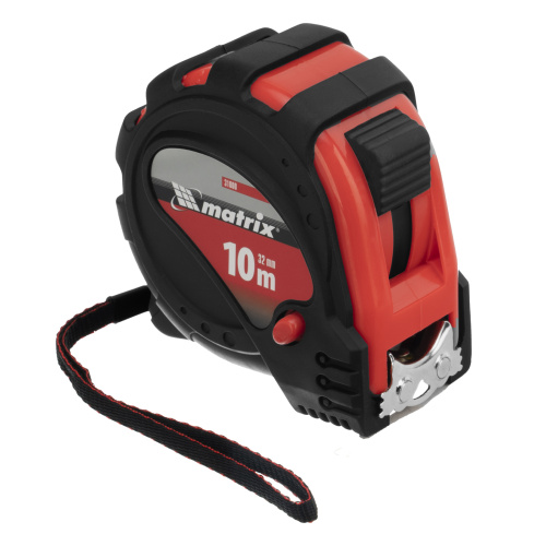 Рулетка Status Magnet 3 fixations,10 м х 32 мм,обрезиненный корпус,зацеп с магнитом Matrix по ценам производителя в Уфе с доставкой по всей России