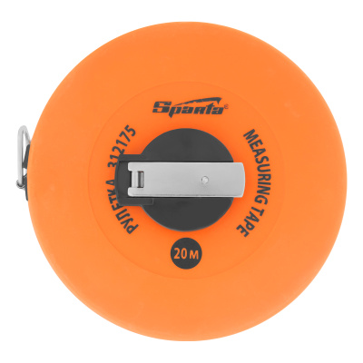 Рулетка геодезическая, 20 м х 12,5 мм, лента ПВХ, закрытый круглый корпус Sparta по ценам производителя в Уфе с доставкой по всей России