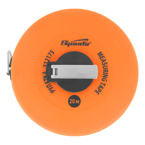 Рулетка геодезическая, 20 м х 12,5 мм, лента ПВХ, закрытый круглый корпус Sparta по ценам производителя в Уфе с доставкой по всей России