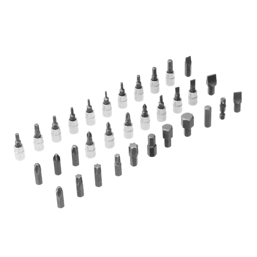 Набор инструментов, 1/2", 1/4", CrV, S2, пластиковый кейс, 94 предмета Denzel по ценам производителя в Уфе с доставкой по всей России