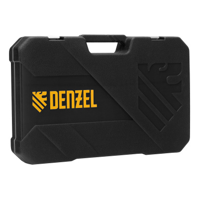 Набор инструментов, 1/2", 1/4", CrV, S2, пластиковый кейс, 100 предметов Denzel по ценам производителя в Уфе с доставкой по всей России