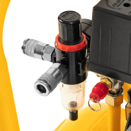 Компрессор безмасляный, малошумный DLS 1500/50, 1500 ВТ, 2x750, 50 л, 260 л/мин Denzel по ценам производителя в Уфе с доставкой по всей России