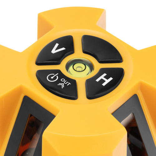 Лазерный уровень LX3, 10 м, ± 0,3 мм/1 м, 635 нм, 4 вертикальных, 1 горизонтальная плоскости, резьба 5/8" Denzel по ценам производителя в Уфе с доставкой по всей России