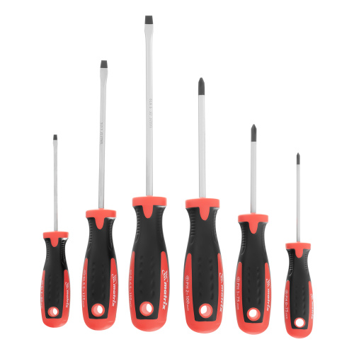 Набор отверток, сталь S2, двухкомпонентные рукоятки, 6 шт Matrix Professional по ценам производителя в Уфе с доставкой по всей России