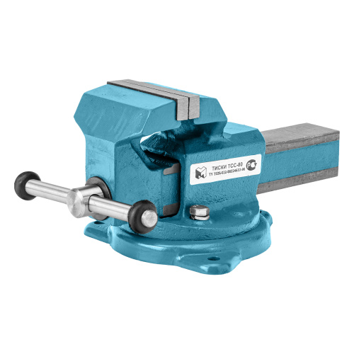 Тиски слесарные, 80 мм, поворотные (Глазов) по ценам производителя в Уфе с доставкой по всей России