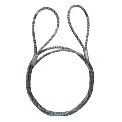 Буксир канатный TOR БТК 48,0 т 6,0 м опрессовка (петля-петля) по ценам производителя в Уфе с доставкой по всей России