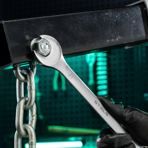 Ключ комбинированный, 21 мм, CrV, матовый хром Stels по ценам производителя в Уфе с доставкой по всей России