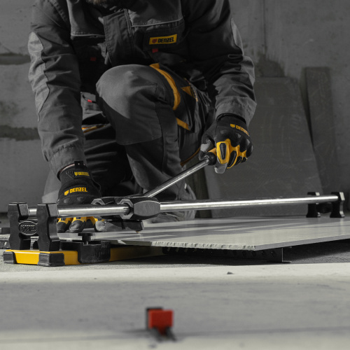 Плиткорез 1000х14мм, цельнометал. напр., каретка на подш., стальная станина, рукоятка-пенал Denzel по ценам производителя в Уфе с доставкой по всей России